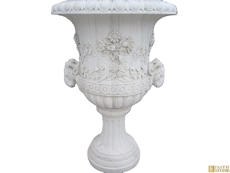 Мраморная классическая ваза