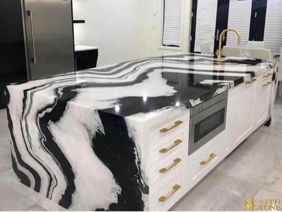 Custom Made Panda White Marble Tops