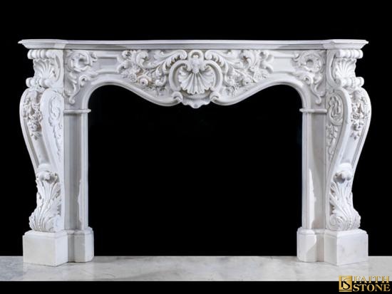 marble fireplace